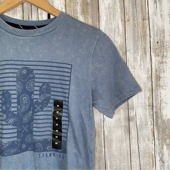 NWT Art Class Blue Cactus Tee - Picture 3 of 5